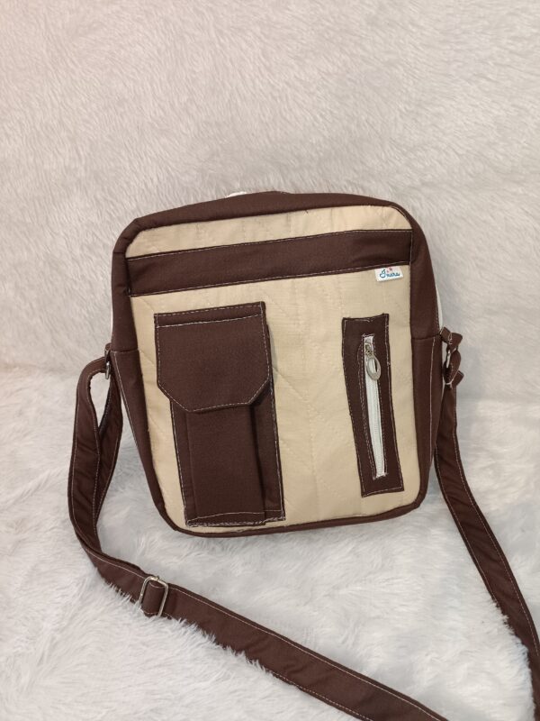 Beige Brown Sling